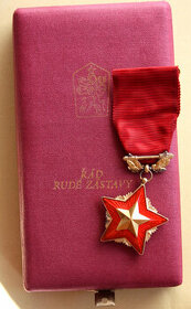 Řád rudé zástavy, vyznamenání medaile medajle mince plaketa - 1