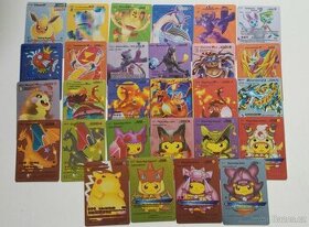 Pokémon karty barevné 28 ks NOVÉ