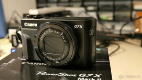 Canon Powershot G7 x mark II jako nový nevyužitý
