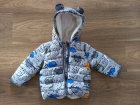 Dětská zimní bunda vel 6-9 měsíců