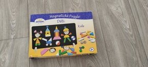 Magnetické puzzle - děti