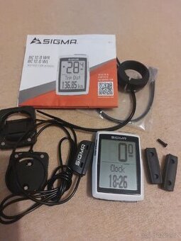 Cyklopočítač Sigma BC 12.0 WL vč. předsunutého držáku - 1