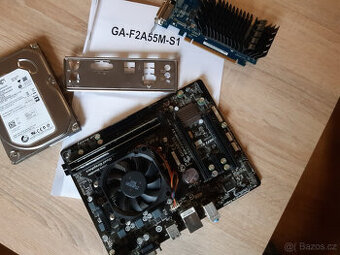 Gigabyte F2A55M-S1 + Cpu AMD + HDD 500GB + paměť 16GB - 1