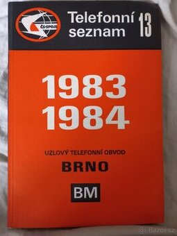 Telefonní seznam BRNO 1983-1984