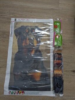 Diamantové zdobení malovani kamínky 30x50