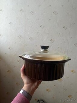 Keramická miska s pokličkou