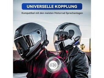 Náhlavní souprava Bluetooth Lexin G2 pro motocykly,nové