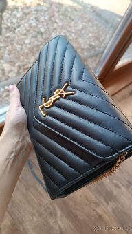 Černá crossbody kabelka YSL, nová