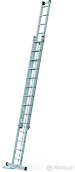 Zarges profi dvoudílný žebřík s lanem 2 x 20 (10.4m)