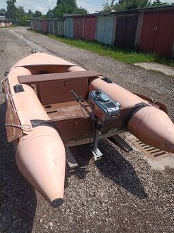 Nafukovací člun + elektromotor