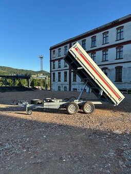 Přívěs Gewe P3500 F/3, Jednostranný sklopný elektrický
