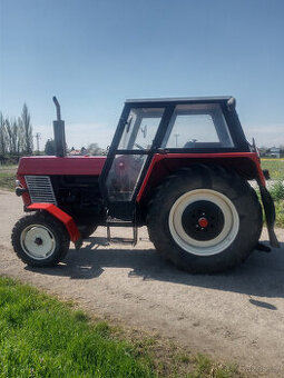 Zetor 8011, rozmetadlo hnoje RUR 60, silážní přívěs 7t.