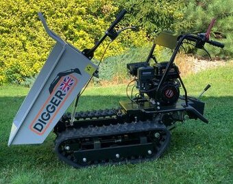 dumper, pásový dumper, stavební kolečko, železný kůň