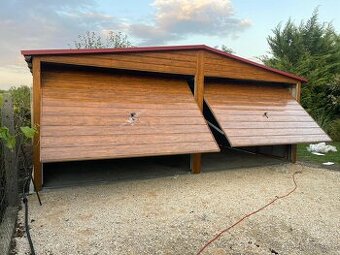 Plechová garáž 6x6m