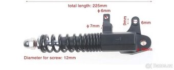 Flycoo odpružení předního kola. 10palcové elektrokoloběžky