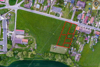 Prodej souboru tří pozemku pro bydlení, 3110 m2, Jičín - dol