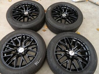 alu kola 5x108 r18+celoroční pneu