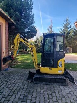 Minibagr Komatsu PC16R-3HS rok 2019 Svahovka + podkop