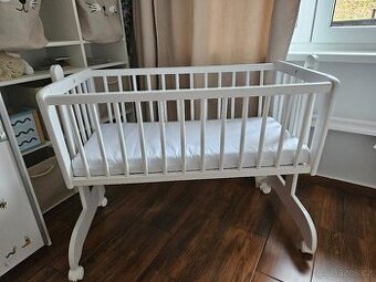 Bukova kolebka s kokosovou matraci