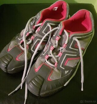 Šedorůžové dívčí boty