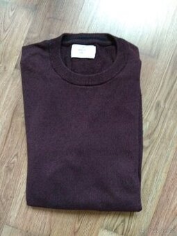 Nový pánský bavlněný svetr C&A - L, tmavě vínový