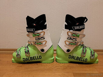 Dětské zeleno-bílé lyžáky Dalbello vel. 28/6.5/5.5