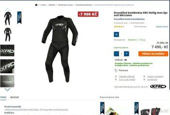 Dvoudílná kombinéza XRC