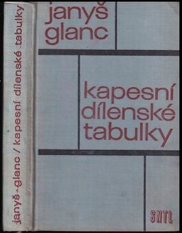 Dílenské tabulky Janyš/ Glanc