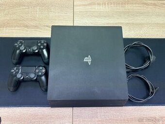 Playstation 4 Pro 1TB Černý, 2x ovladač