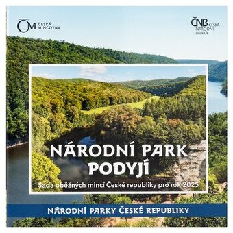 Sada oběžných mincí 2025 Národní parky - Podyjí