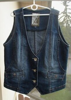 dámská džínová vestička v.40-42