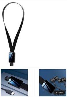 Mobilly VVR Clip, skrytý diktafon s poutkem, 32 GB