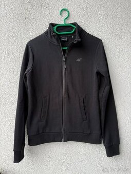 Dámská černá mikina na zip 4F