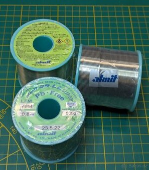 NOVÁ Bezolovnatá cínová pájka Almit SR-LA SUPER LFM-48M