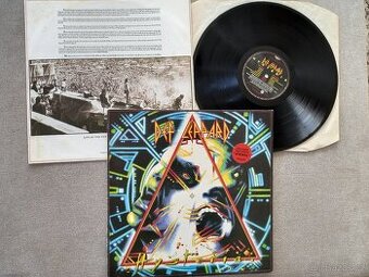 DEF  LEPPARD  “Hysteria ”/Vertigo 1979/orig.  vnut. Ob/texty