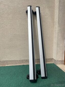 ✅ Hliníkové příčníky Thule WingBar 123cm + patky Thule 753