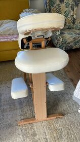Masážní židle inSPORTline, klekačka, dřevěná - 1