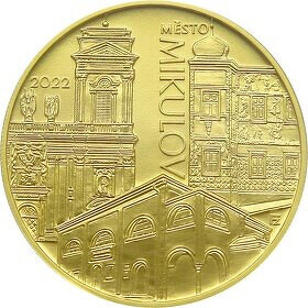 Zlatá mince ČNB 5000 Kč: MIKULOV PROOF - 1