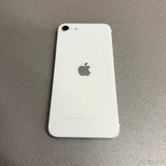 iPhone SE 2020 64GB bílý, pěkný stav, 12 měsíců záruka