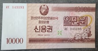 Severní Korea - 10 000 Wonů bankovka, 2003, UNC