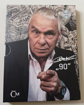 Stříbrný groš Jan Saudek 90 let proof - č. 1041