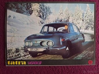 Tatra 603 dobový firemní prospekt r.1970