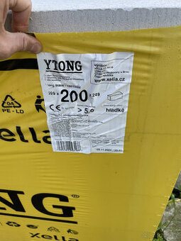 Tvárnice Ytong Statik 200 P4-550 HL 200×599×249 mm