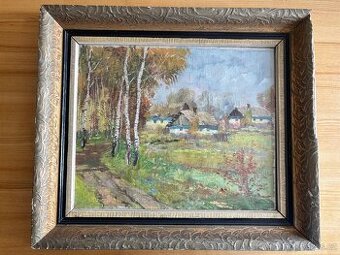 Obraz Josef Těšík, Vysočina olej na plátně 55x64