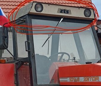 Střecha Zetor Crystal 1984 se střešním oknem