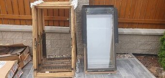 třešní okna VELUX použitá,66,5x118cm,GGL F06 3159
