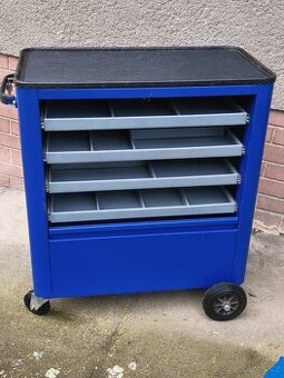 Prodám NEPOUŽÍVANÝ robustní PROFI dílenský vozík na nářadí..