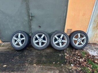 Alu kola Brock RC Design 5x112 R16 + zimni pneu 205/55/16