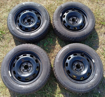 4 zimní kola Continental 195/65 R15, Octavia 2, VW Golf 5