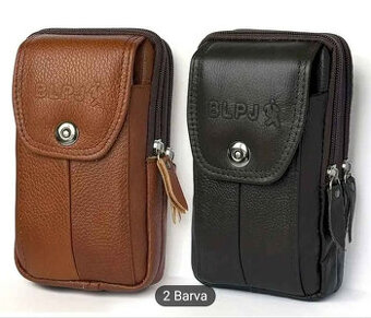 Kožená kapsa na opasek